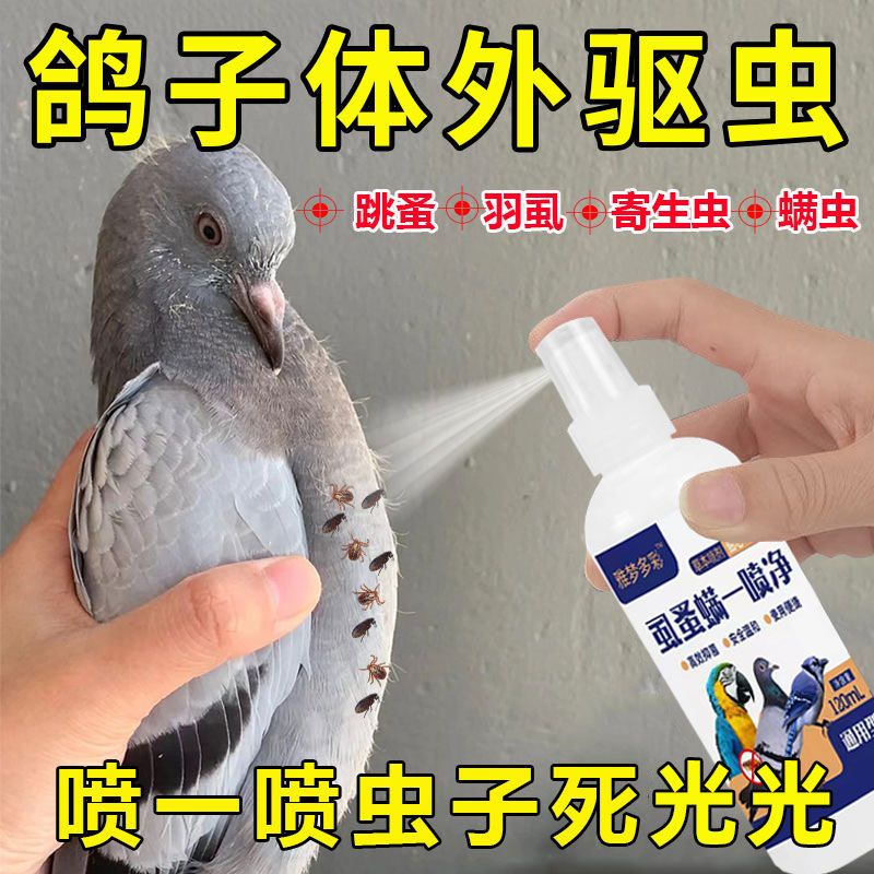 鸽子体外驱虫喷雾羽虱药