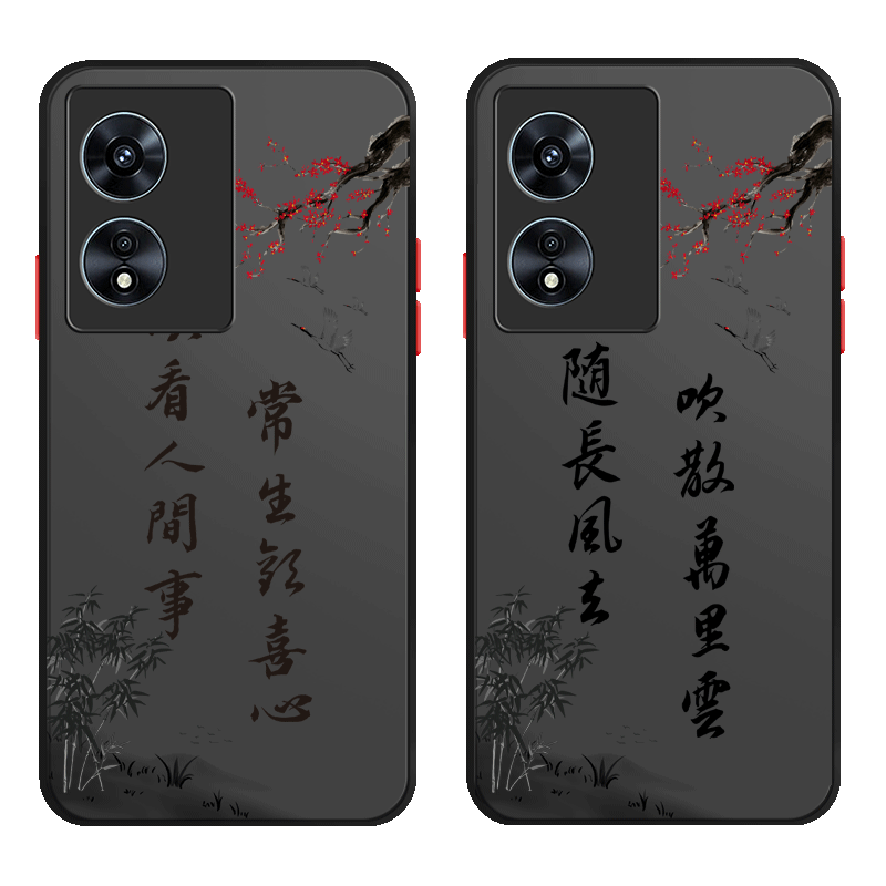 oppo系列手机壳磨砂硬壳送膜