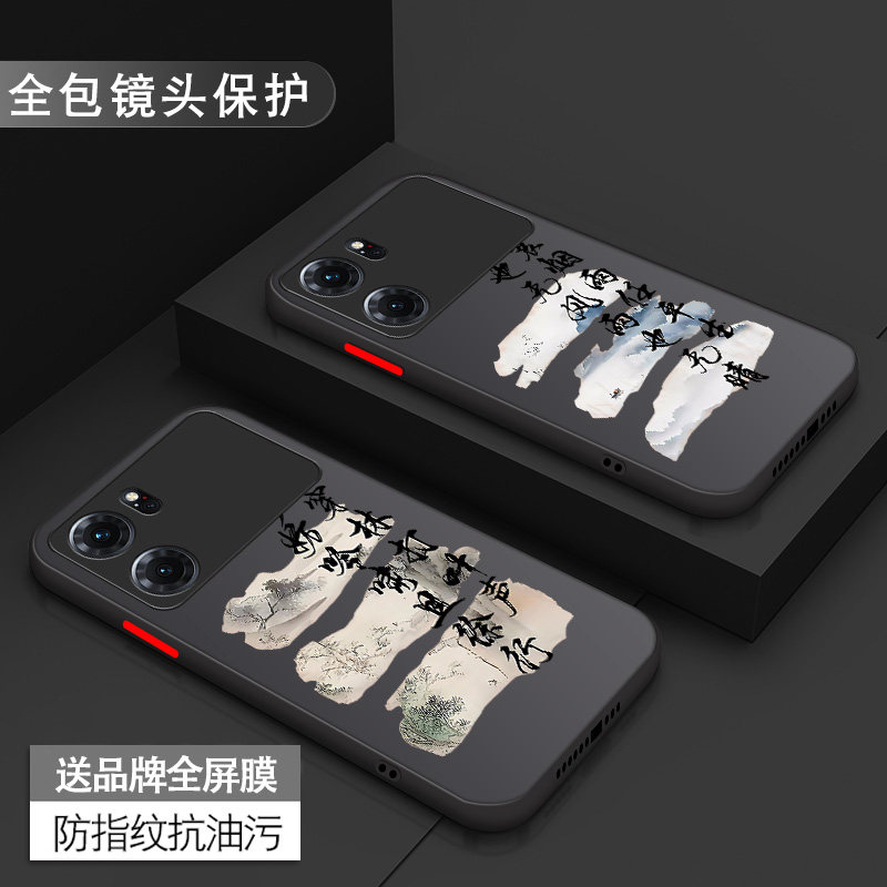 oppok10手机壳新款k10pro男活力版k9x全包防摔k9pro男款超薄k9磨砂k9s硬壳k7透明k7x散热高级感不会撞壳潮