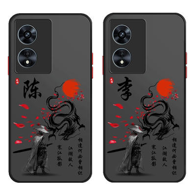 姓氏定制亚克力oppoa系列手机壳