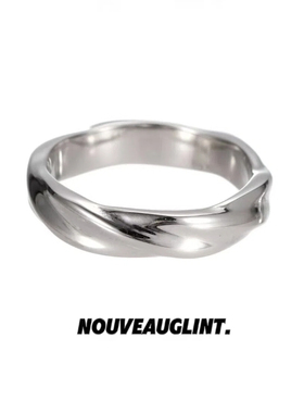 NG莫比乌斯环素戒钛钢戒指高级感