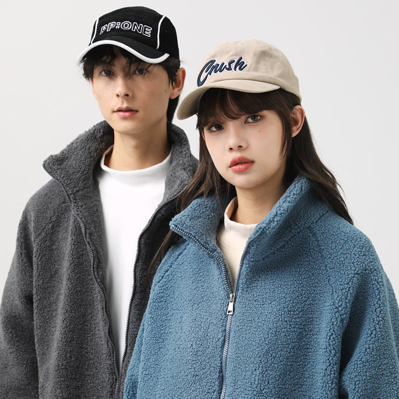 SEMIR GROUP GENIOLAMODE FLEECE JACKET MENS AUTUMN AND WINTER FLEECE PLUS PILE SUPER THICK LAMBSWOOL BLACK COTTON SUIT