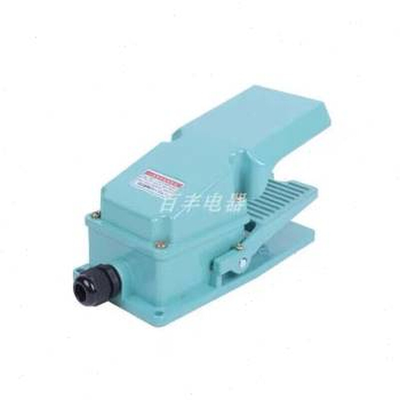 LT4百丰脚踏开关冲床机床配件自复位自锁脚踩式铝合金外壳