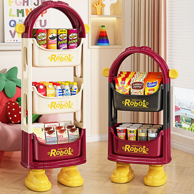 零食置物架家用客厅落地高颜值