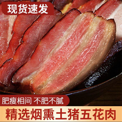 咸肉腊肉安徽六安农家手工腌制土猪肉五花肋条后座肉散装500g风干