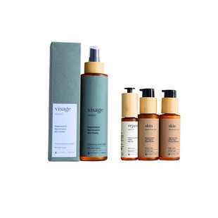 组合 再生精华 捷克安能聚日霜 活力水 酶精华 晚霜