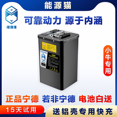 能源猫小牛直上电动车锂电池48v