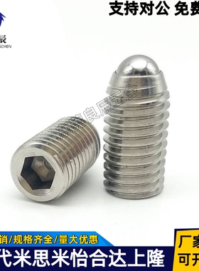 BSJL3/4/5/6/8/10/12/16加长型内六角304不锈钢球头柱塞