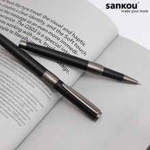 私人定制 sankou三口BZ6商务签字笔宝珠笔男女士 钢笔式中性笔金属笔杆重手感 办公签字笔礼盒文具刻字水笔