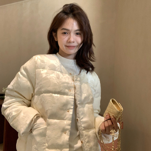 JILANK Hers冬上新简约日常低调奢华贵气感新中式保暖羽绒服外套