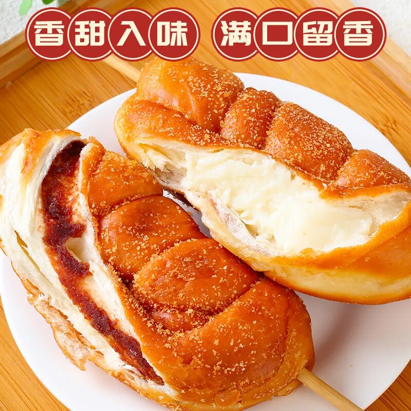 怀旧老式80后早餐代餐面包