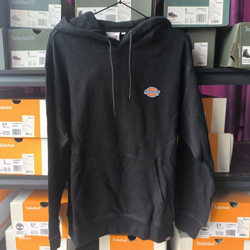 Dickies绣花徽章连帽情侣卫衣男女式长袖上衣宽松DK011035