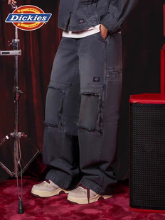裤 水洗渐变做旧破坏帆布工装 DK0A88CS 蛇年限定双膝裤 Dickies