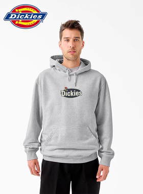 Dickiesx TOM KNOX滑手联名款宽松连帽加绒卫衣男女情侣/DK012204