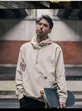 Dickiesx TOM KNOX滑手联名 灯芯绒连帽卫衣 男款DK012205H06