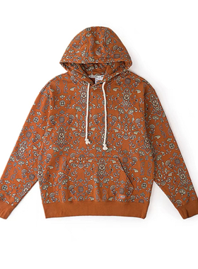 Dickies春夏运动休闲花卉印花连帽毛圈布卫衣 男女同款DK012290