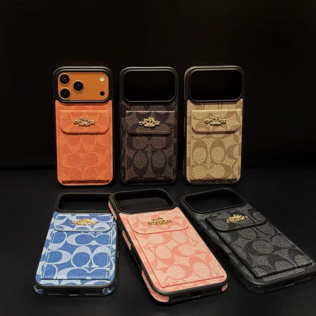 奢华大牌适用苹果17promax手机壳磁吸卡包iphone16p