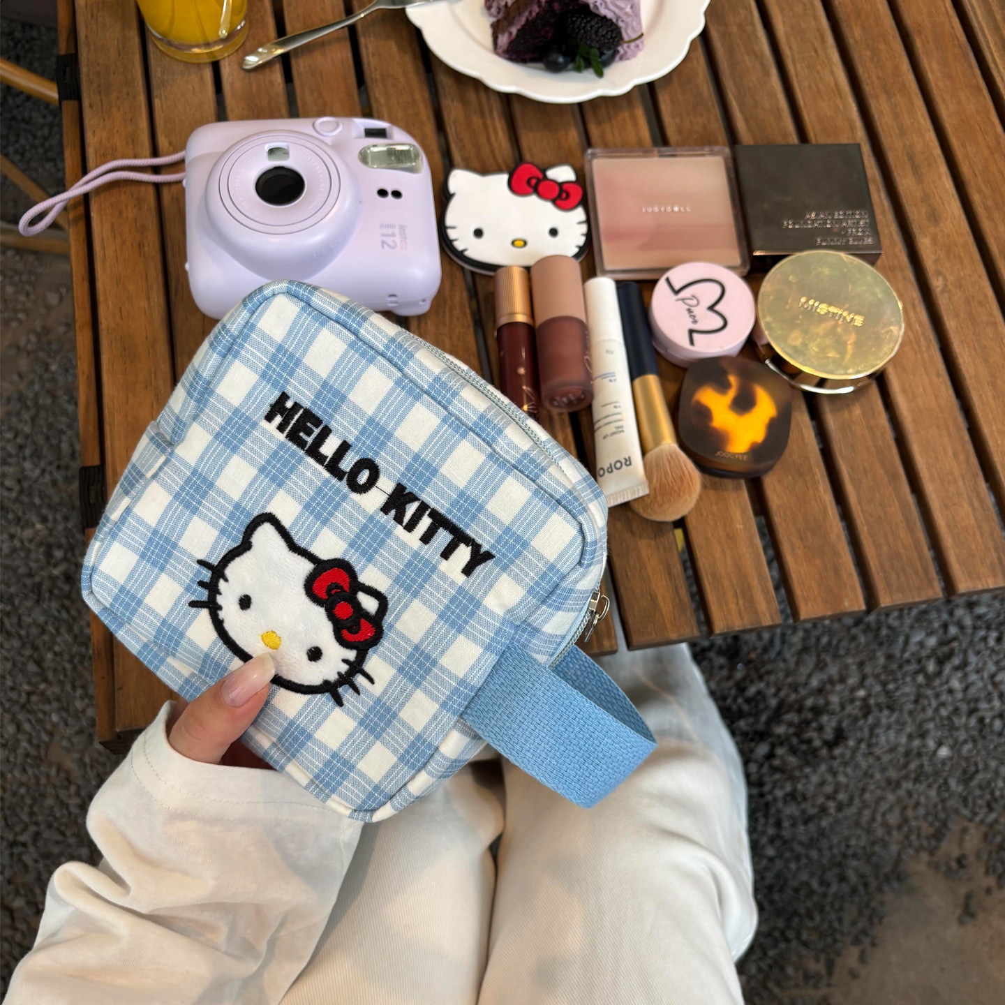 拍立得收纳包相机包mini12相机保护包可爱kitty防撞便携ccd小包女