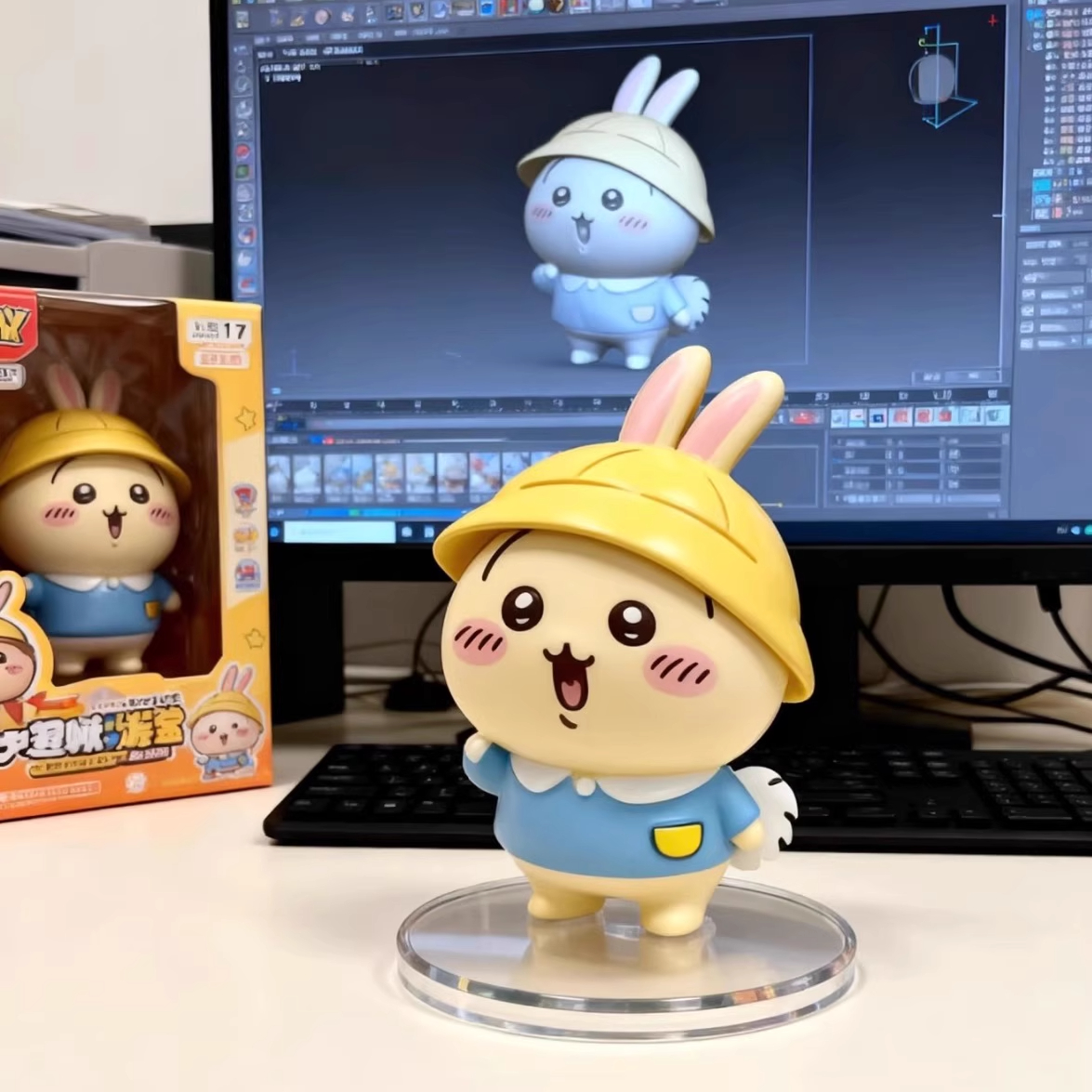 可爱吉伊卡哇chiikawa乌萨奇萌趣系列迷你手办桌面摆件治愈感礼物