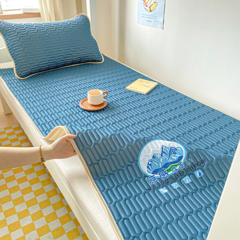 夏季乳胶软垫薄款床垫子床盖冰丝床单单件床褥垫褥子学生宿舍单人