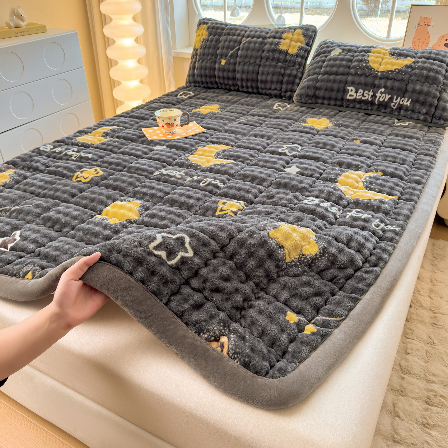 冬季牛奶绒床单单件加厚毛毯铺床毯子床垫法兰绒珊瑚单人学生宿舍