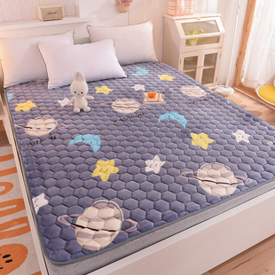 牛奶绒床垫秋冬季加厚保暖软垫家用被褥铺底床褥垫褥子垫被加绒