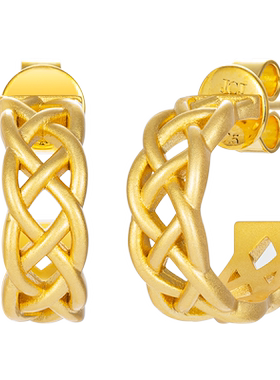 jcj时装珠宝金色藤编感套组