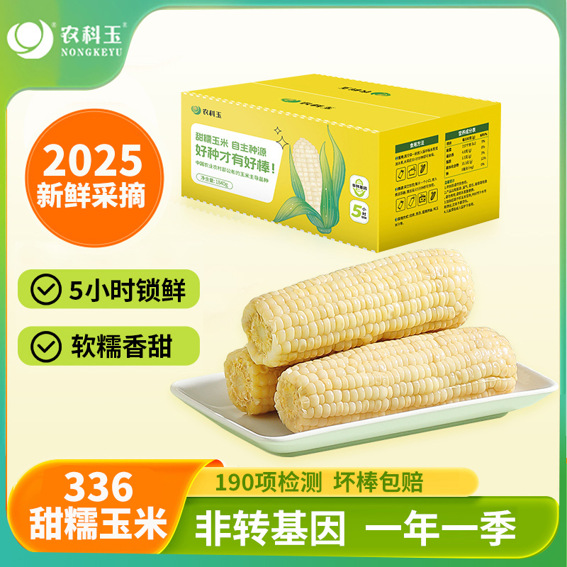 东北粘玉米甜糯玉米农科玉糯