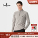 T恤男 轻户外休闲运动半拉链立领长袖 轻量亲肤 比音勒芬秋季
