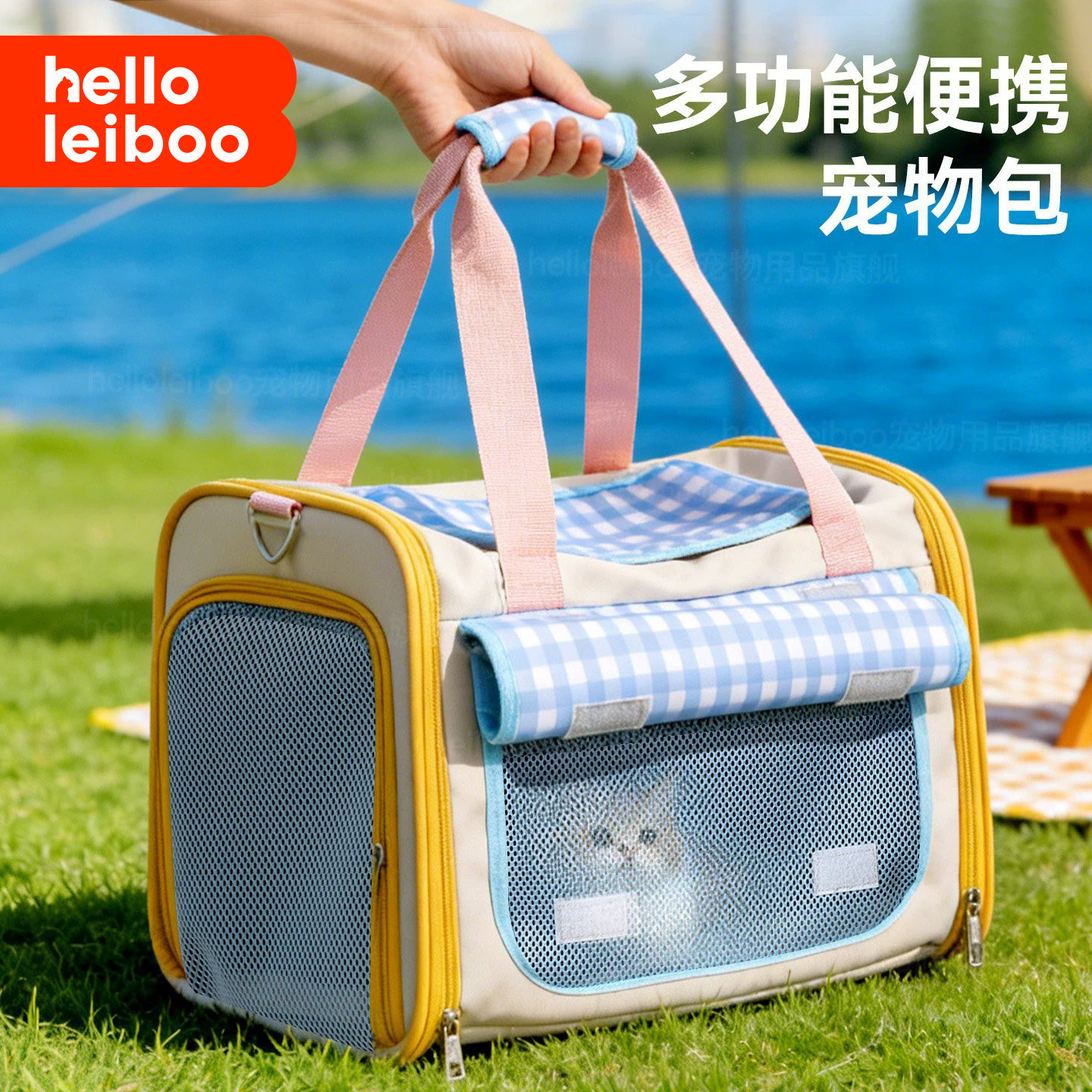 多巴胺猫包便携外出大容量图片