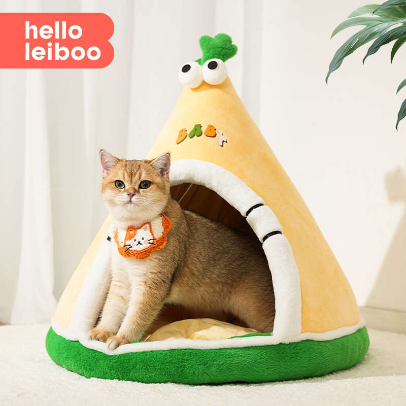 猫窝冬天保暖封闭式帐篷