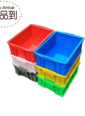 极速新品塑胶箱 A38014v0加厚耐用周转筐零件盒收纳货框长方形品
