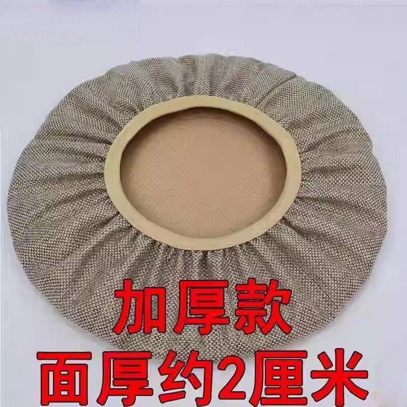加厚圆凳套罩坐垫软包座套吧台圆形椅子圆椅套海绵屁垫久坐可拆洗