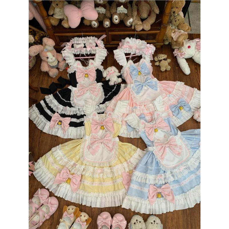 喵铃甜仆~白糖少女原创设计甜美风Lolita洋装jsk吊带连衣裙夏,模玩/动漫/周边/娃圈三坑/桌游,lolita洛丽塔/软妹装/洋装,淘宝优惠券,粉丝福利购,淘宝优惠卷