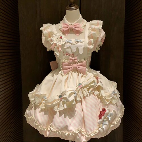 小狗裱花师现货Lolita裙OP蛋糕裙