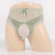 内裤 外贸爆款 带jj套性感超薄丝滑情趣男伪娘大码 蕾丝内裤 男士