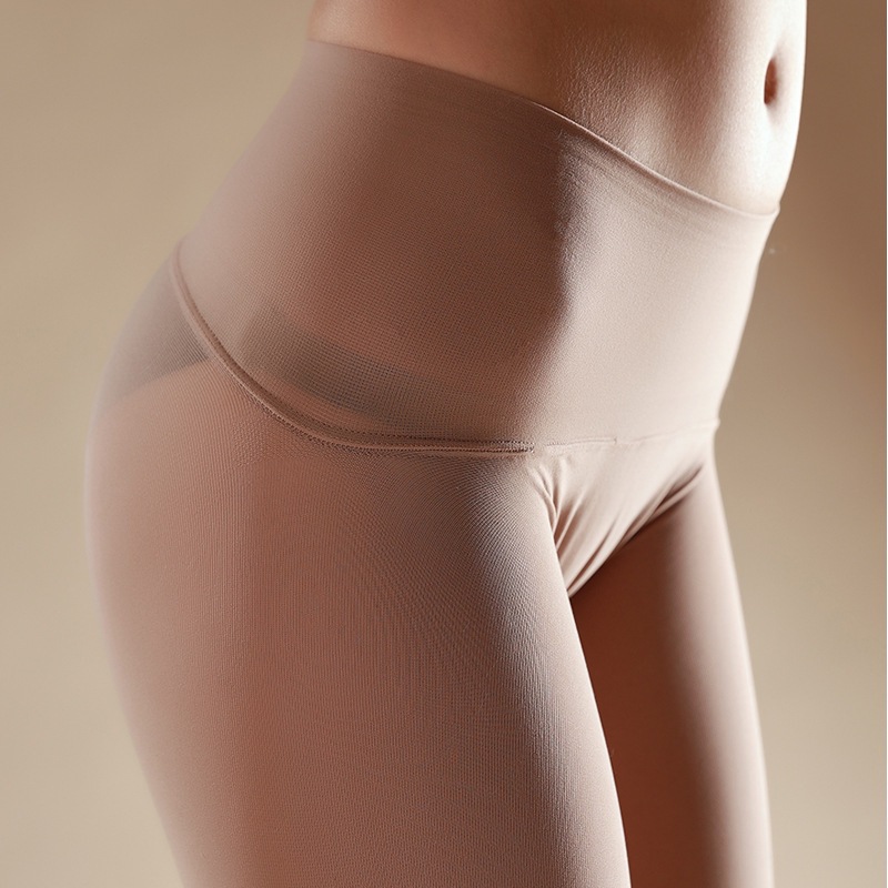 大码100D元宝裆天鹅绒丝袜无缝女春秋防勾丝打底连裤袜黑丝遮瑕袜