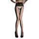 电波丝袜蕾丝极光提花一体无缝裆丝袜女超薄5d性感油亮开档连裤 袜