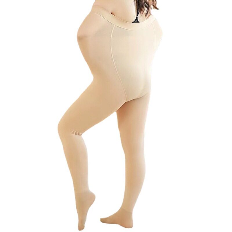 春季大码光腿神器透肤打底裤女斤图片