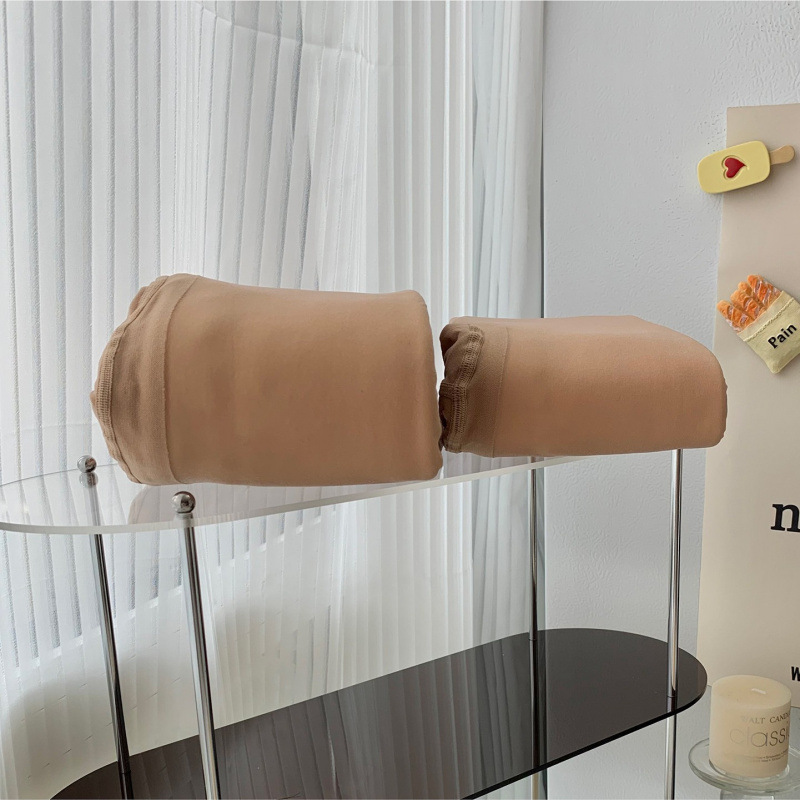 秋冬逼真新升级可拆卸替换双层光腿神器肉色打底连裤袜肤色踩脚裤