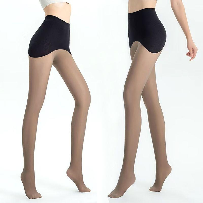 无痕水光袜光腿神器女秋冬裸感肉色连裤袜加绒加厚无缝裆打底裤