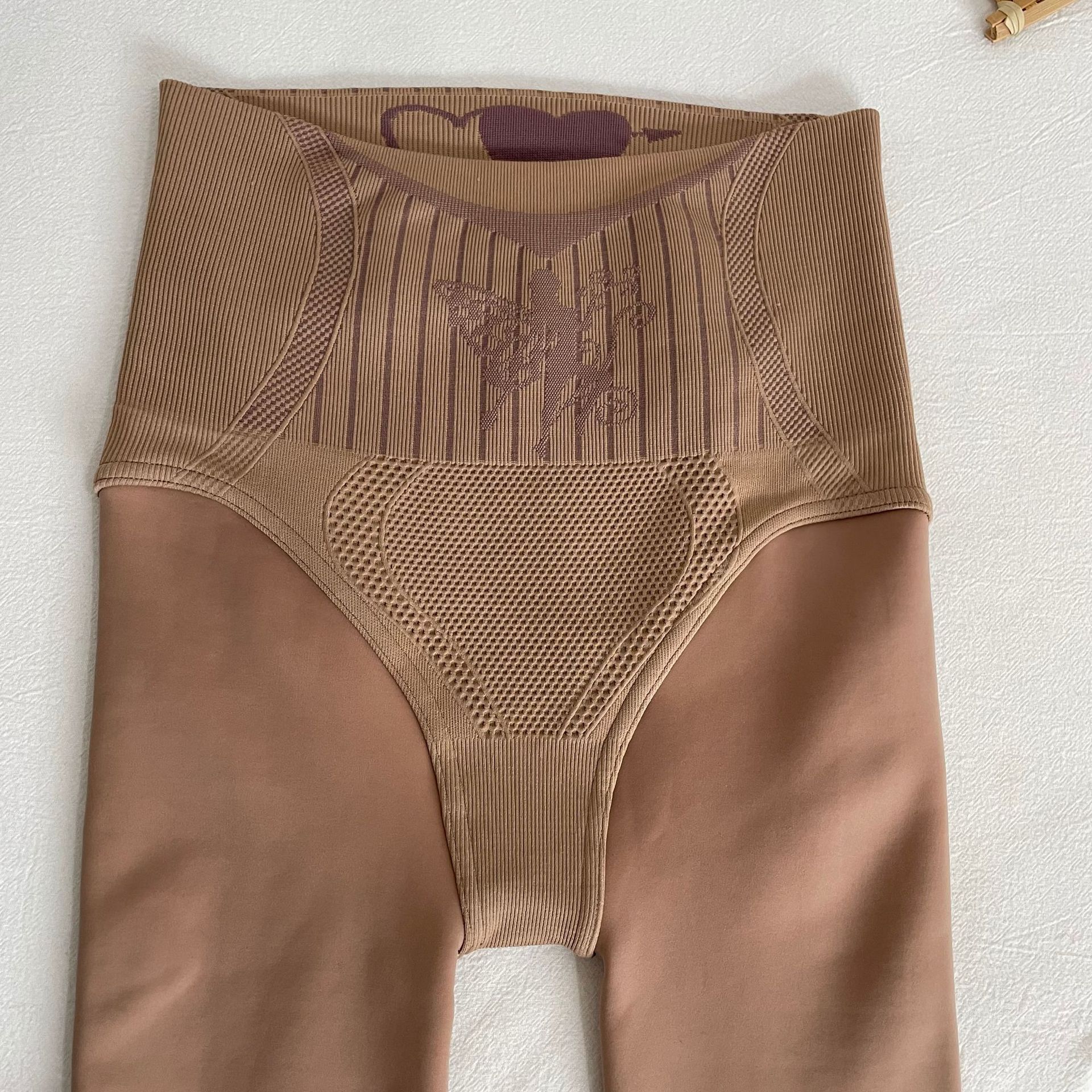 高腰花收腹仙子水光袜光腿女神器肉色打底裤秋冬季连裤袜加绒丝袜