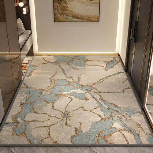 入户门地垫轻奢高端可裁剪地毯北欧复古门垫进门家用玄关客厅脚垫