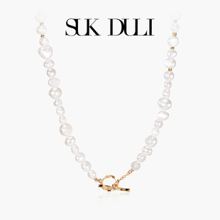 SUK DULI/苏克都哩星语心愿珍珠项链多戴链长款时尚个性毛衣链