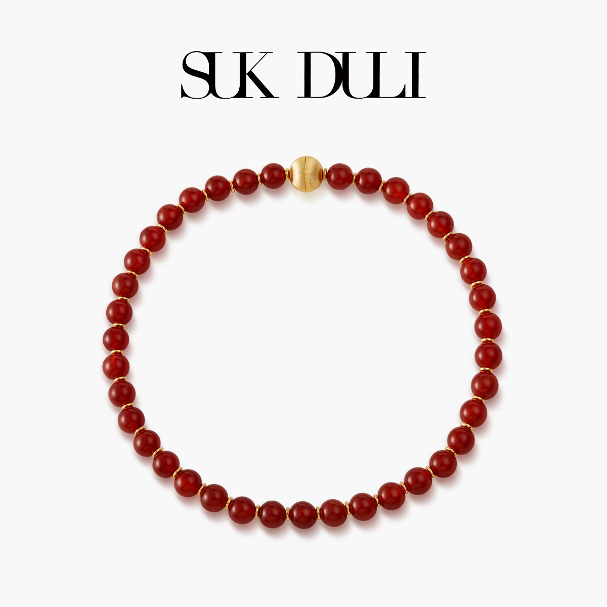 SUK DULI/苏克都哩红运红玛瑙项链时尚个性新年红运系列原创设计