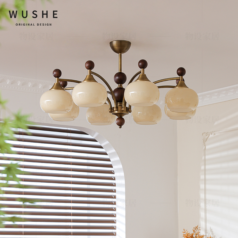 法式中古风美式复古客厅吊灯