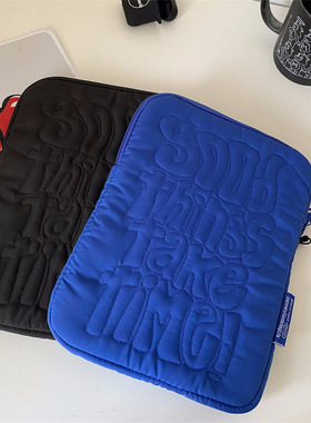 适用macbookair内胆包13寸防摔苹果笔记本pro14英寸轻薄平板iPad11女款电脑包