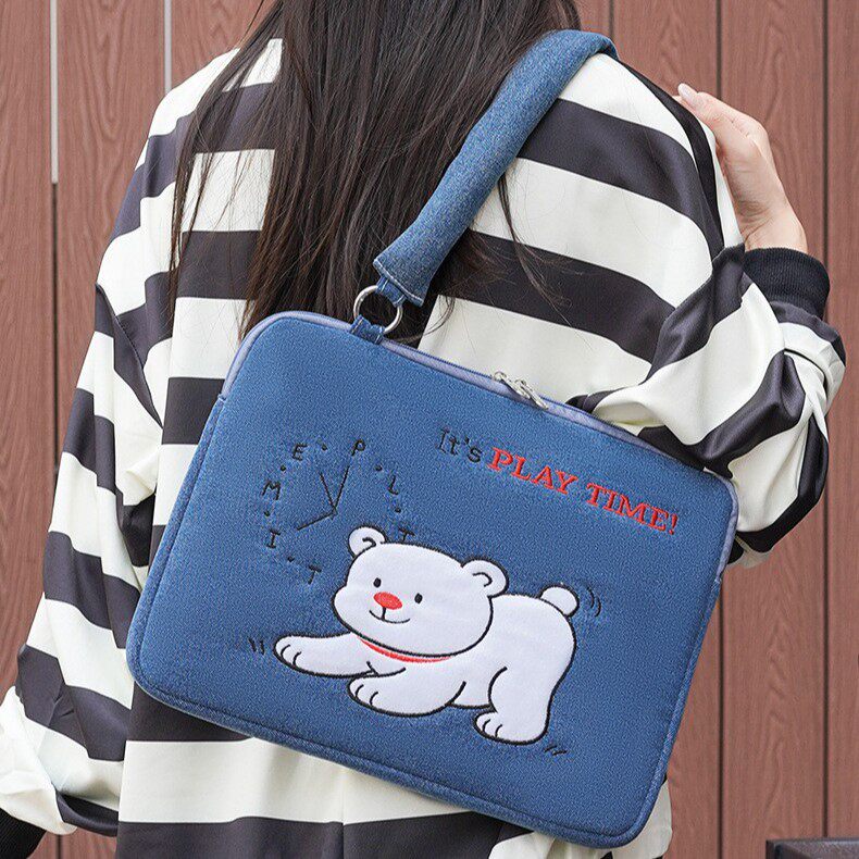 笔记本电脑包14寸单肩包通勤出街