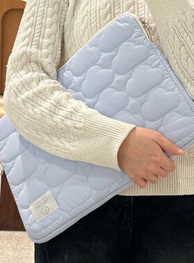 电脑内胆包14寸2024新款适用macbook苹果笔记本air13英寸可爱防摔pro15/16联想华为电脑包