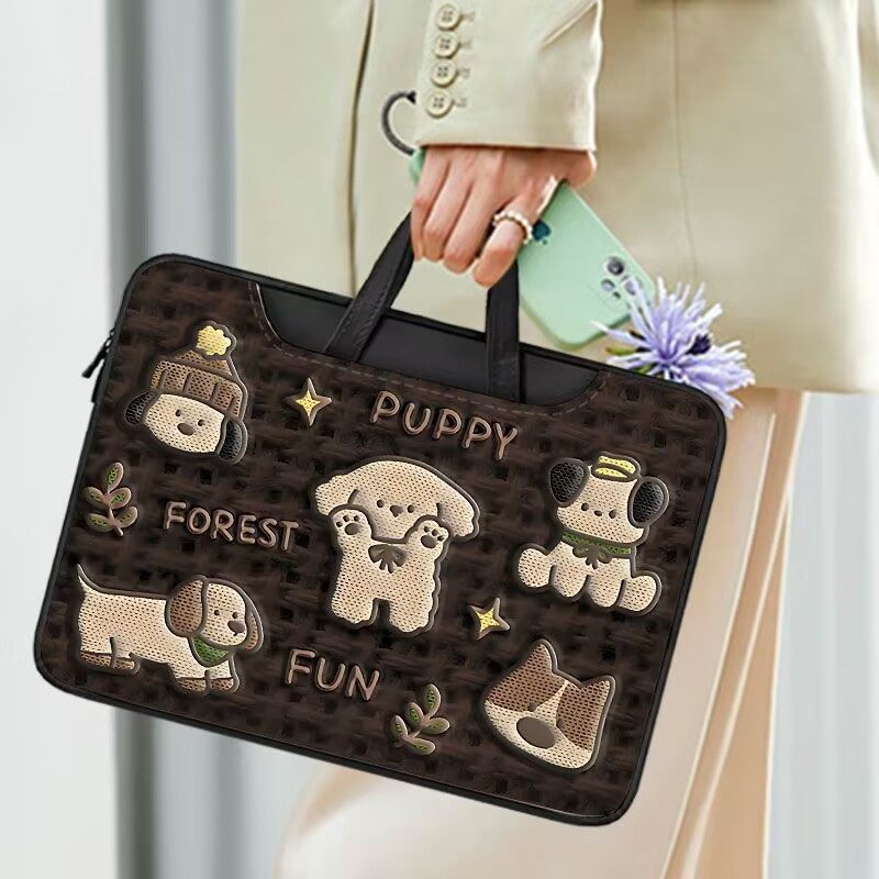 笔记本电脑包14寸手提可爱卡通